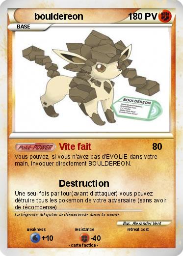 Pokemon bouldereon