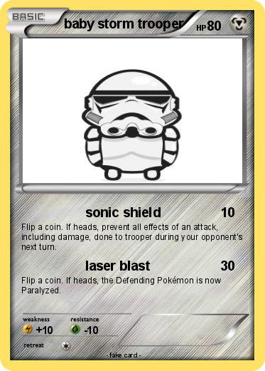 Pokemon baby storm trooper