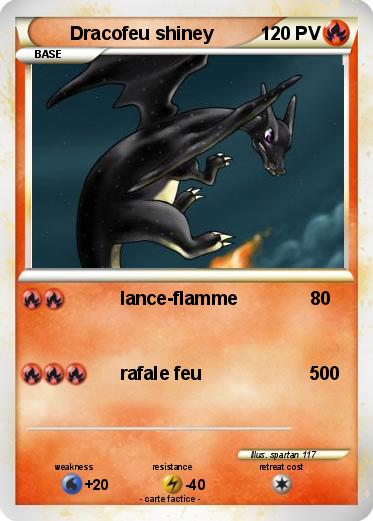 Pokemon Dracofeu shiney