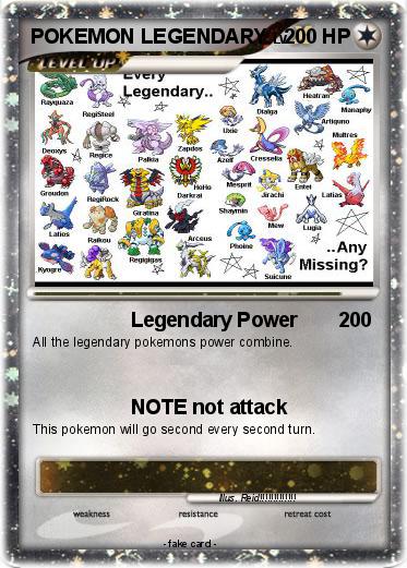 Pokemon POKEMON LEGENDARY