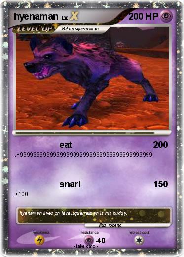 Pokemon hyenaman