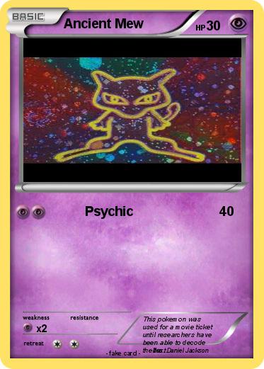 Pokemon Ancient Mew