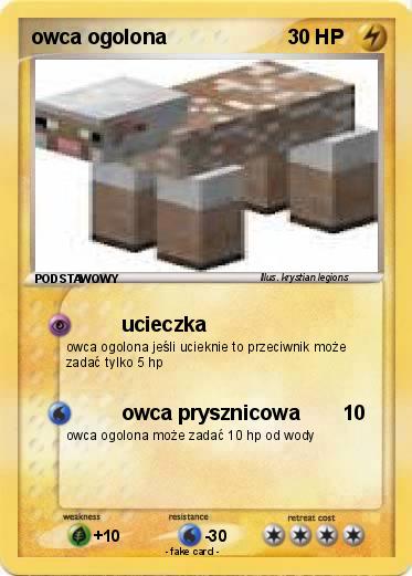 Pokemon owca ogolona