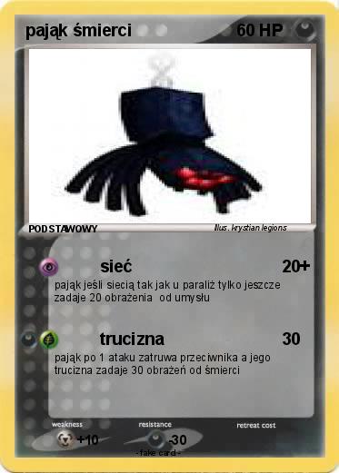 Pokemon pająk śmierci