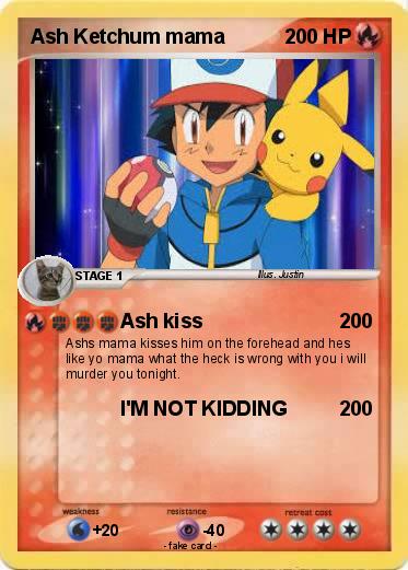 Pokemon Ash Ketchum mama
