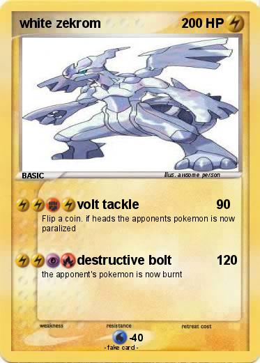 Pokemon white zekrom