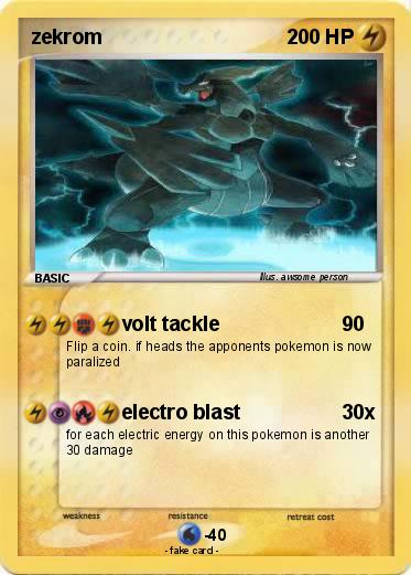 Pokemon zekrom
