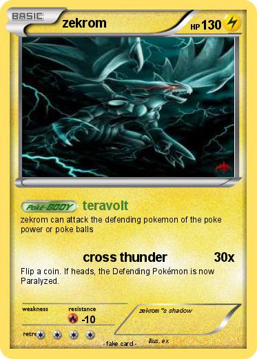 Pokemon zekrom