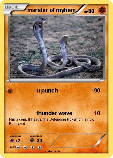 Pokemon marster of myhem