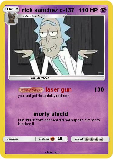 Pokemon rick sanchez c-137
