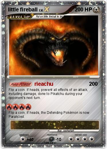 Pokemon little fireball