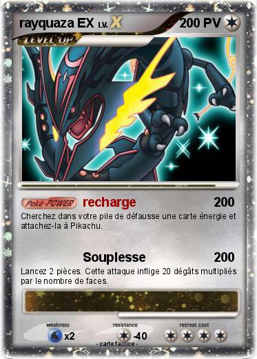 Pokemon rayquaza EX