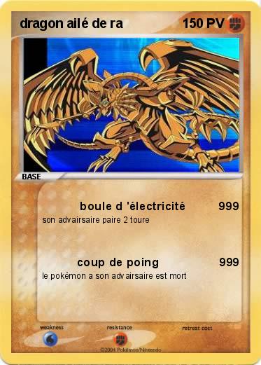 Pokemon dragon ailé de ra                                                                              