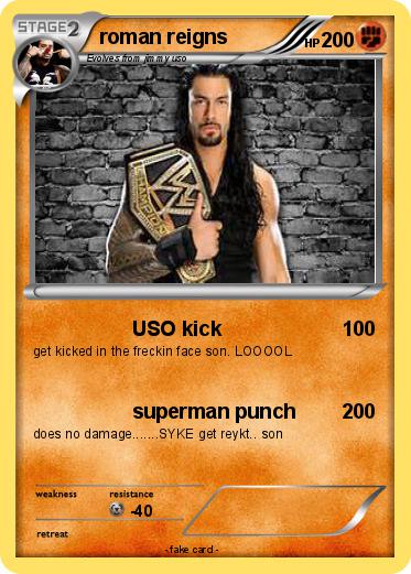 Pokemon roman reigns