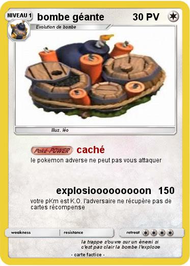Pokemon bombe géante