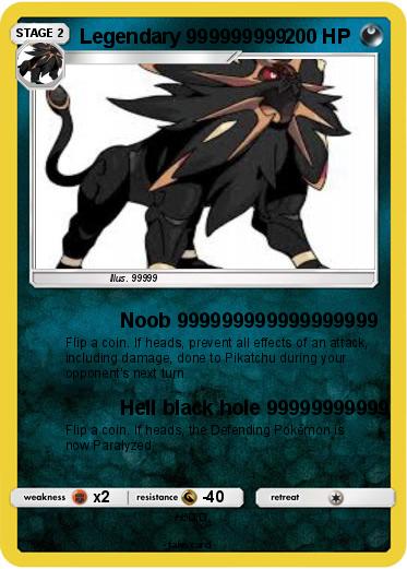 Pokemon Legendary 999999999