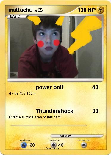 Pokemon mattachu