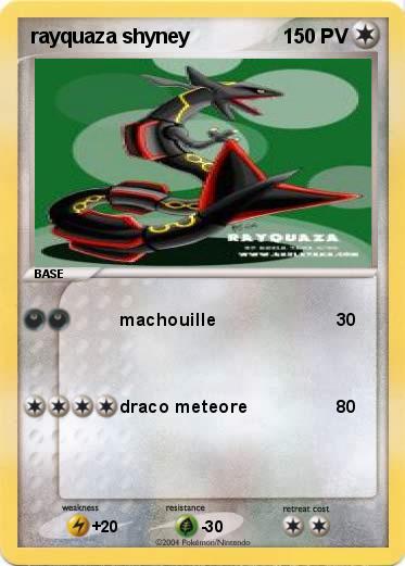 Pokemon rayquaza shyney