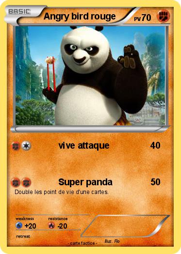 Pokemon Angry bird rouge