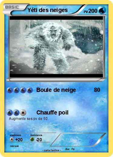 Pokemon Yéti des neiges