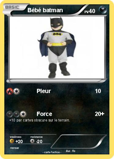Pokemon Bébé batman