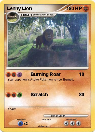 Pokemon Lenny Lion