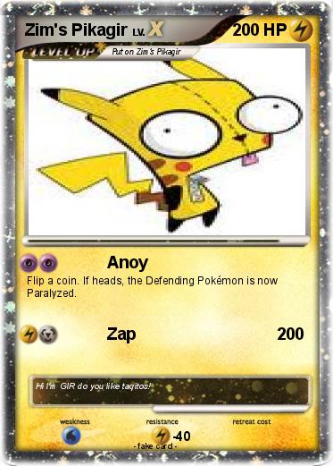 Pokemon Zim's Pikagir