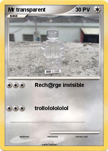 Pokemon Mr transparent