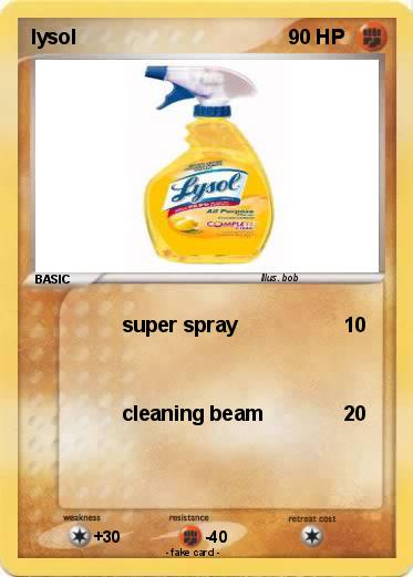 Pokemon lysol