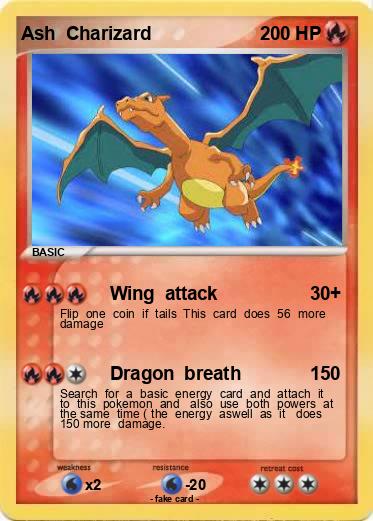 Pokemon Ash  Charizard