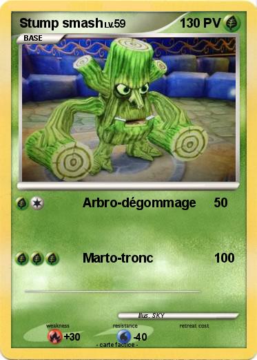 Pokemon Stump smash