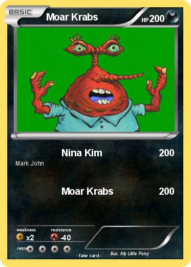 Pokemon Moar Krabs