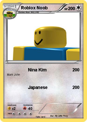 Pokemon Roblox Noob