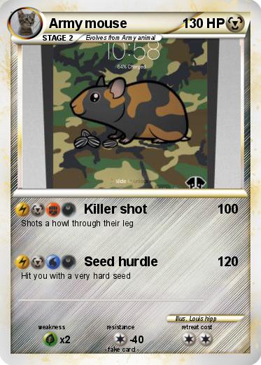 Pokemon Army mouse