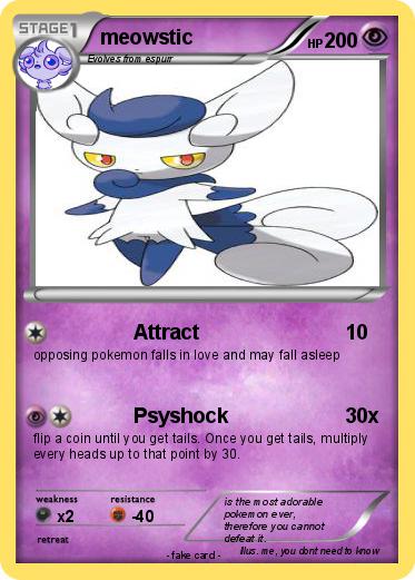 Pokemon meowstic