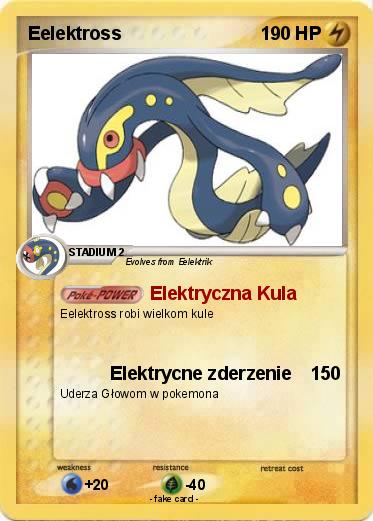 Pokemon Eelektross