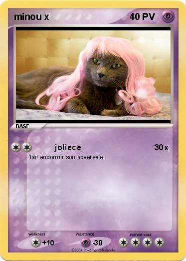 Pokemon minou x