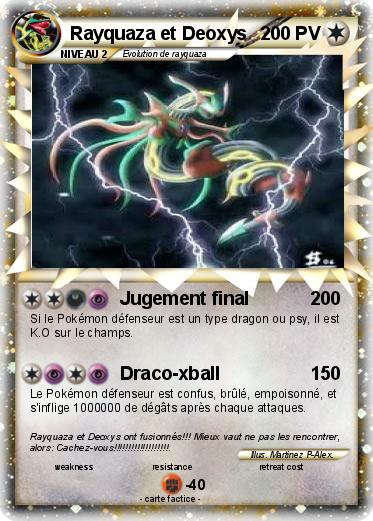 Pokemon Rayquaza et Deoxys