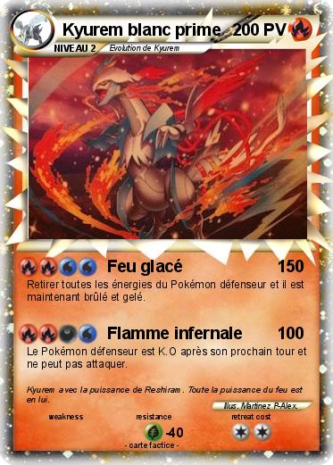 Pokemon Kyurem blanc prime