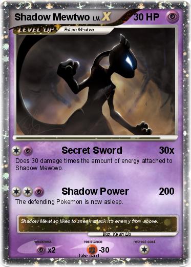 Pokemon Shadow Mewtwo