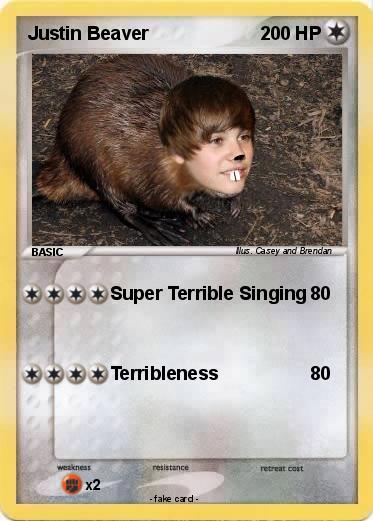 Pokemon Justin Beaver