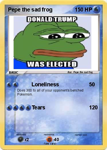 Pokemon Pepe the sad frog