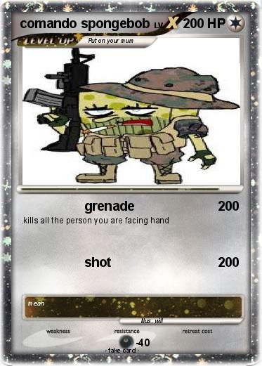 Pokemon comando spongebob