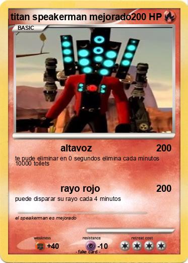 Pokemon titan speakerman mejorado