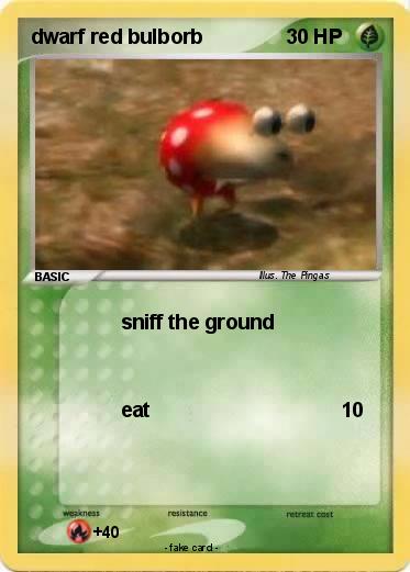 Pokemon dwarf red bulborb