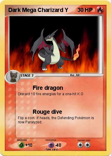 Pokemon Dark Mega Charizard Y