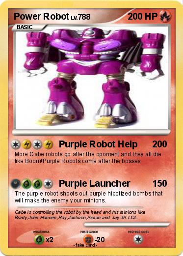 Pokemon Power Robot