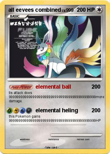 Pokemon all eevees combined