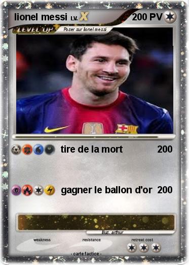 Pokemon lionel messi