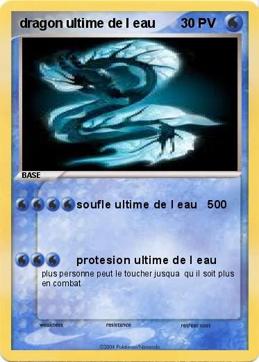 Pokemon dragon ultime de l eau 